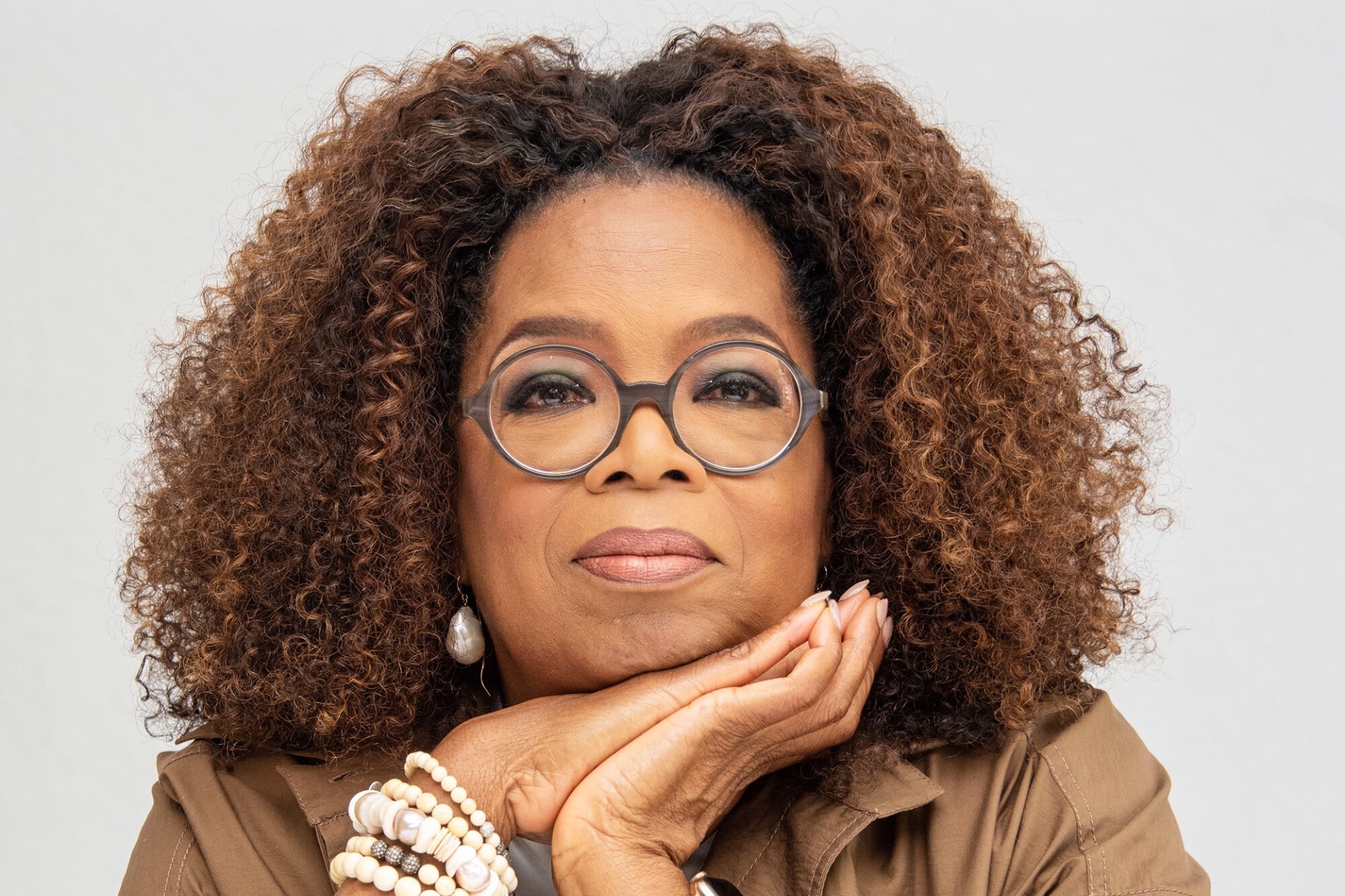 Oprah Winfrey after her talk show.